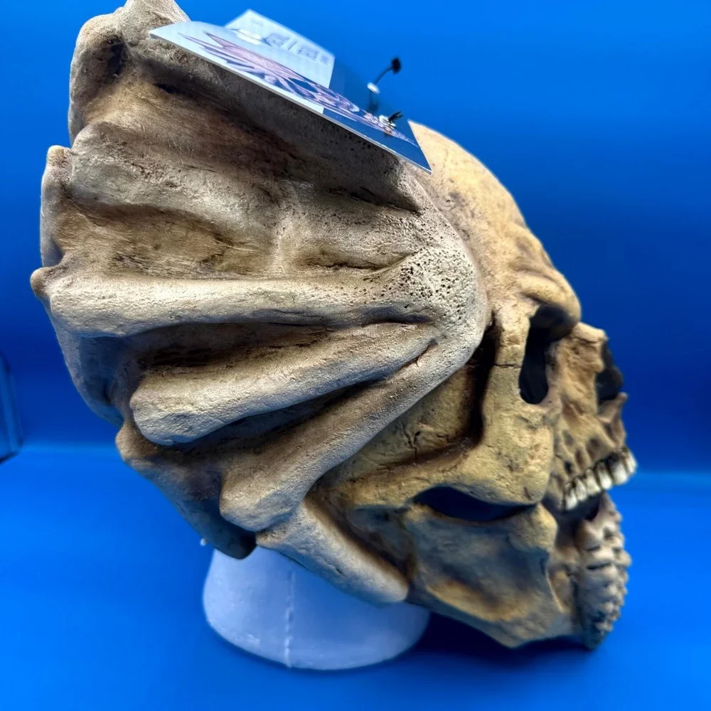 Ghoulish Productions Nightmare Makers Dred Skull Latex Head Mask Beige‎ Adult
